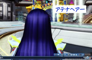 PSO2：アテナヘアー・後ろ - 